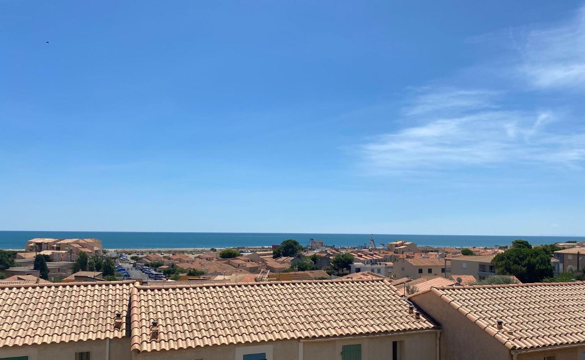 T3 Vue Mer Et Plage, Avec Wifi Et Parking Saint-Pierre-la-Mer  Luaran gambar